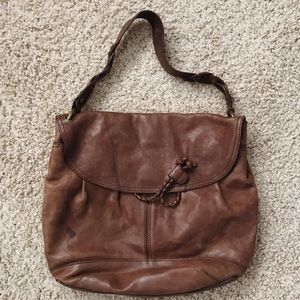 Brown Leather Fossil Purse 👜